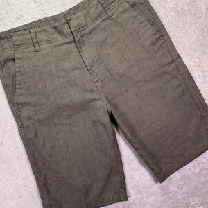 Element Mens Shorts Size 36 Grey Polyester Viscose Blend Skate Chino Shorts